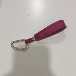 Lululemon Athletica Pink Keychain